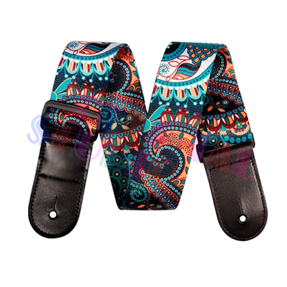 สายสะพายลายแฟนซี /กีตาร์ไฟฟ้า/กีตาร์โปร่ง/เบส - รูปที่ 4