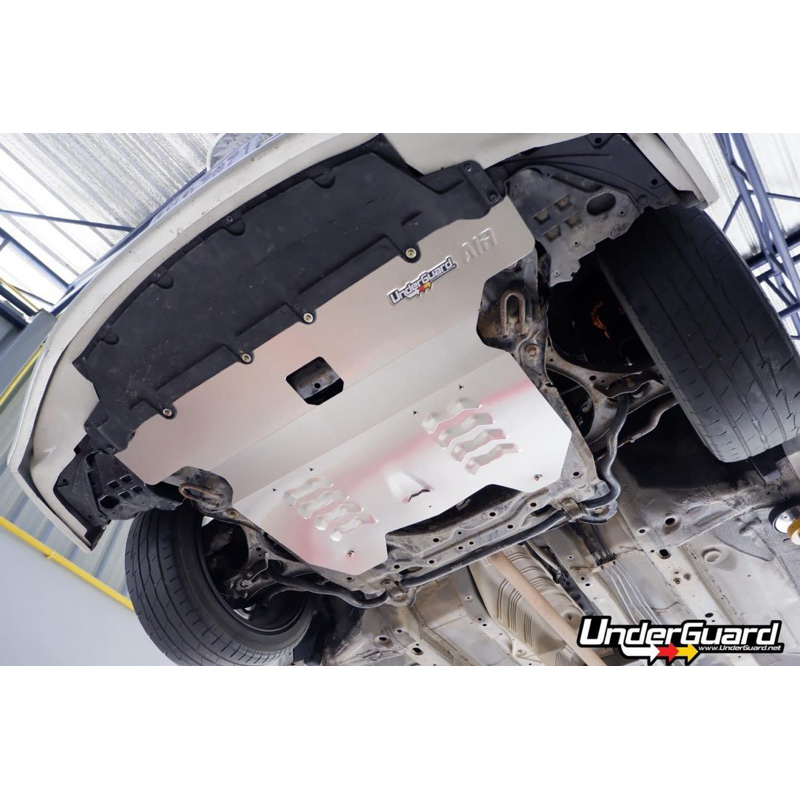 แผ่นใต้เครื่อง บังเกอร์ UnderGuard แท้ Honda Civic Fd fb กันเครื่องเกียร์แคร้ง อันเดอร์การ์ด อลูมิเนียม under guard