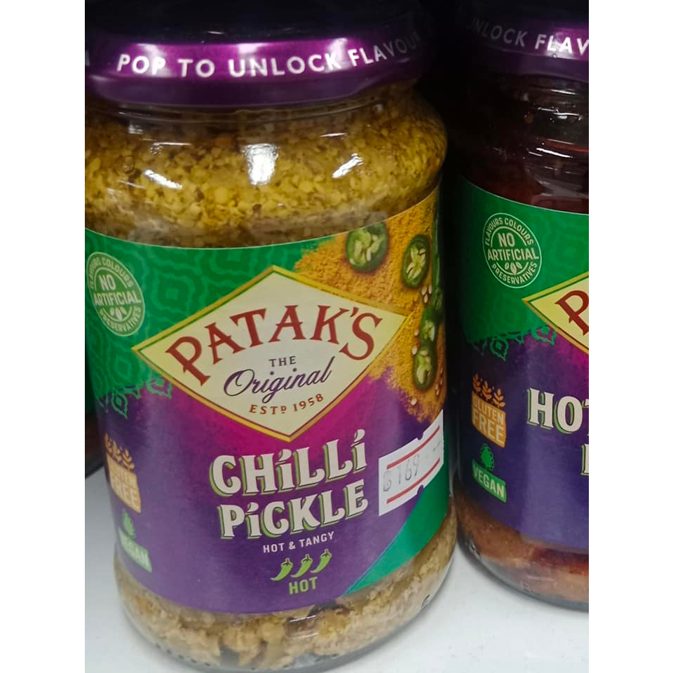 PATAKS Chilli / Chili Pickle 283g INDIAN FOOD