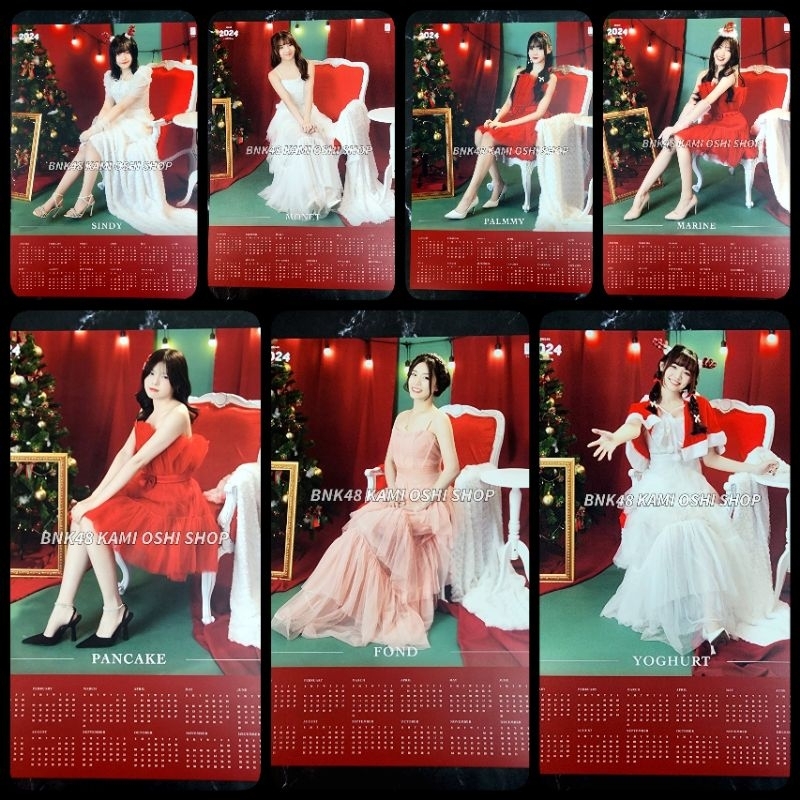 [พร้อมส่ง] BNK48 Wall Calendar 2024 + ใส่ case A3*ไม่ม้วน New Year Christmas Party ปฏิทินแขวน โปสเตอ