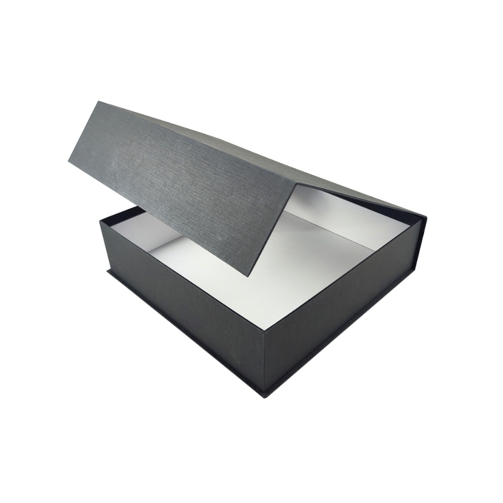 RD928 กล่องจั่วปัง ทรงฝาเปิดแม่เหล็ก ขนาด 28 x 28 x 7.5 ซม. ฐานยื่น 0.3 ซม.