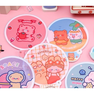 (มีส่งด่วนจ้า) (มีส่งทันทีจ้า) พัดสปริงพกพาง่าย พับเก็บได้ พ…