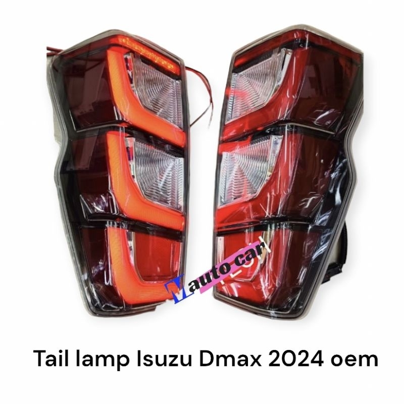 ไฟท้าย Dmax 2024 2025 oem สีแดง สีสโมค ไฟท้ายเดิม Isuzu Dmax