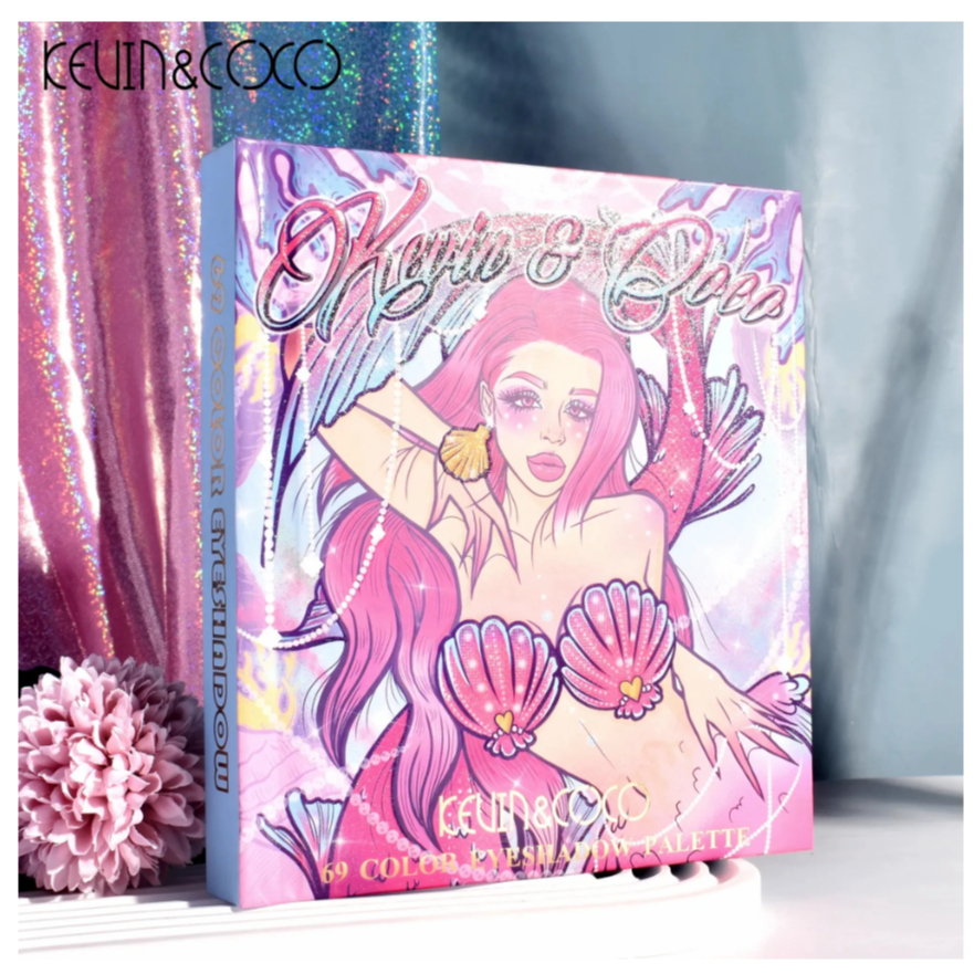 อายแชโดว์พาเลททาตา KEVIN&COCO Eye Shadow Palette 69 สี NO.KC223250