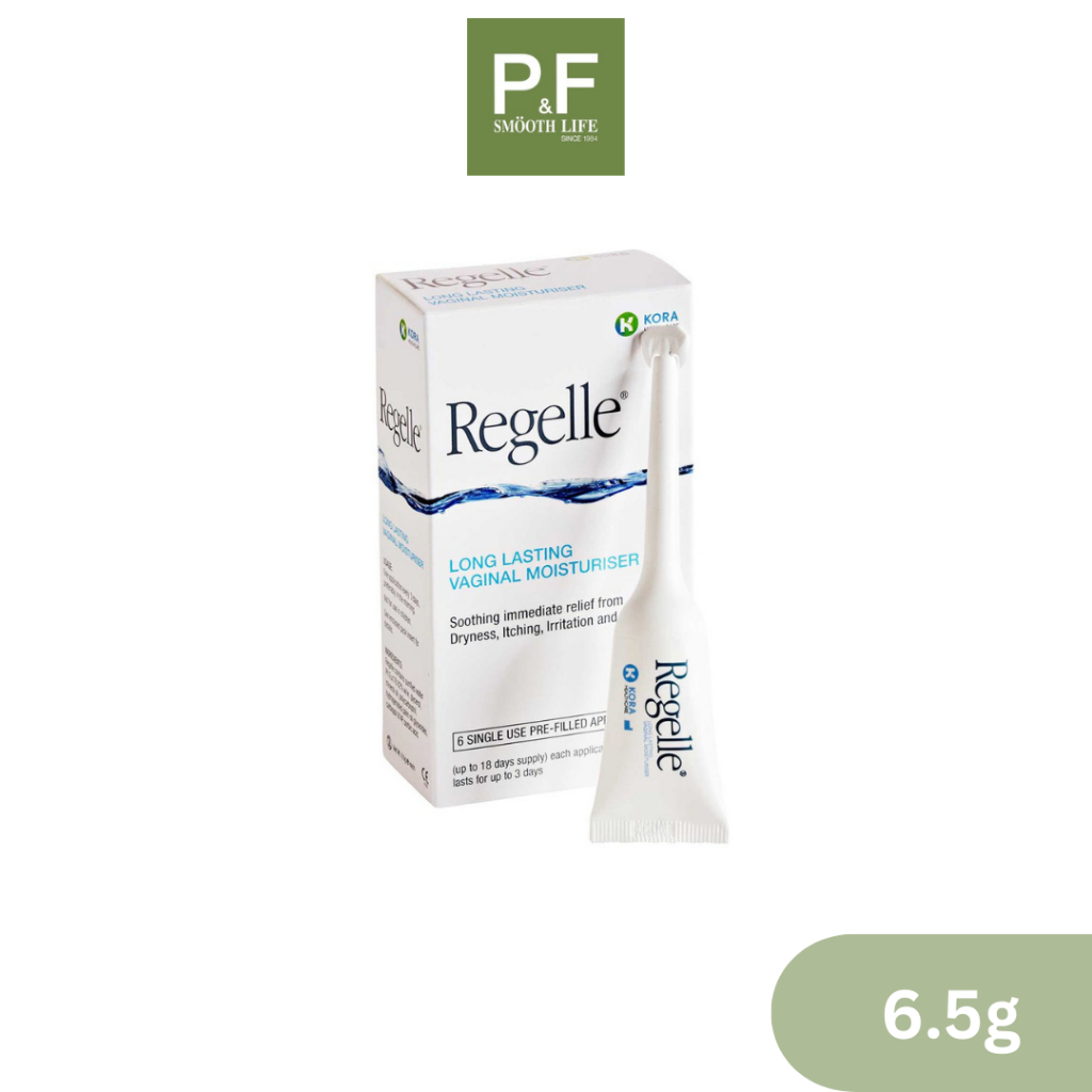 Regelle Vaginal Gel 6 Single รีเจล เจลสูตรน้ำ สำหรับช่องคลอด บรรจุ 6 ชิ้น