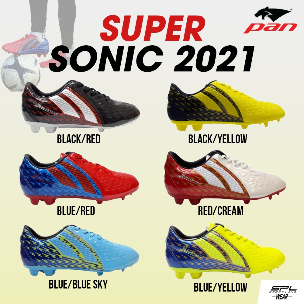 PAN Collection แพน รองเท้าฟุตบอล รองเท้าสตั๊ด FB Shoes SuperSonic2021 PF1573 (650)