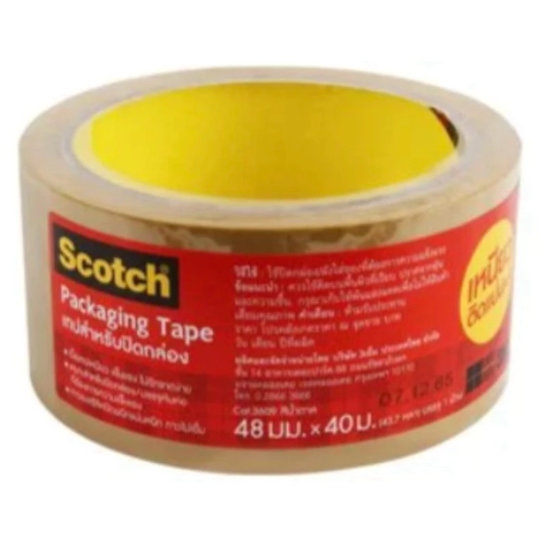 (1ม้วน) เทปปิดกล่อง โอพีพี scotch 3M opp tape รุ่น 3609 ขนาด 2นิ้ว ( 48 มม.) ความยาว 40 เมตร