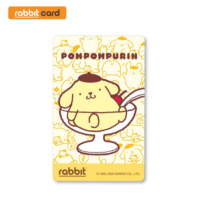 Rabbit Card Pompompurin ( BTS ) 🥞🐶✨