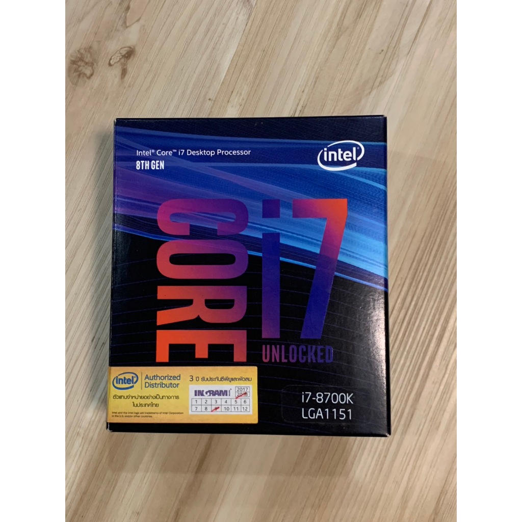 CPU (ซีพียู) 1151V2 INTEL CORE I7-8700K 3.7 GHz No Fan มือสอง