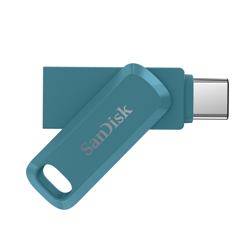 SANDISK ULTRA DUAL DRIVE GO USB TYPE-C 256GB BLUE (SDDDC3-256G-G46NBB) แฟลชไดรฟ์ ไดร์ฟ OTG สำหรับโทรศัพท์ แทปเลท คอม PC