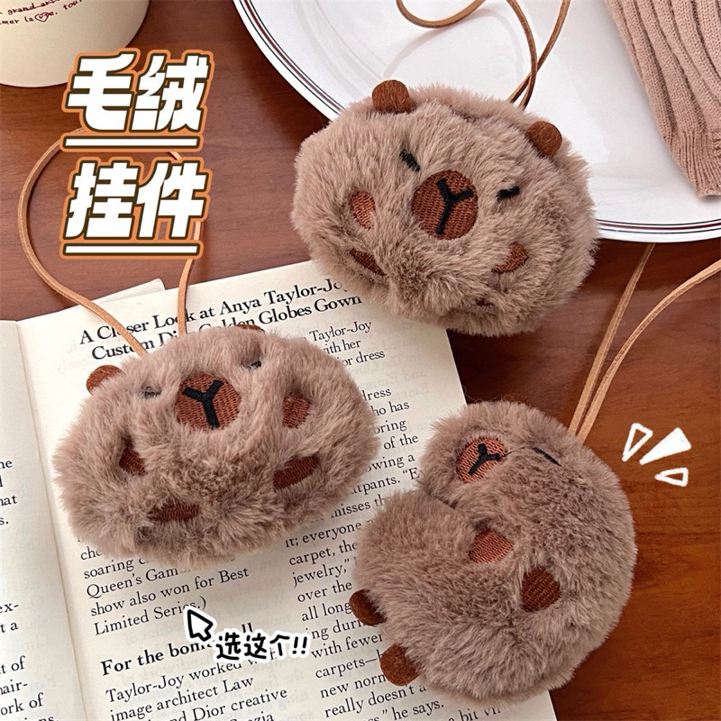 สินค้าพร้อมส่ง🍀 พวงกุญแจ ตุ๊กตา คาปิบาร่า น่ารัก ที่ห้อยกระเป๋า
