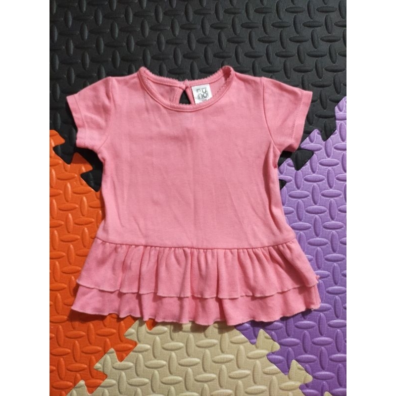 มือ2 ส่งต่อ เสื้อเด็กผู้หญิงมือสอง ไซส์18M งานป้าย BNO ชุดสีชมพูเด็ก1ขวบ