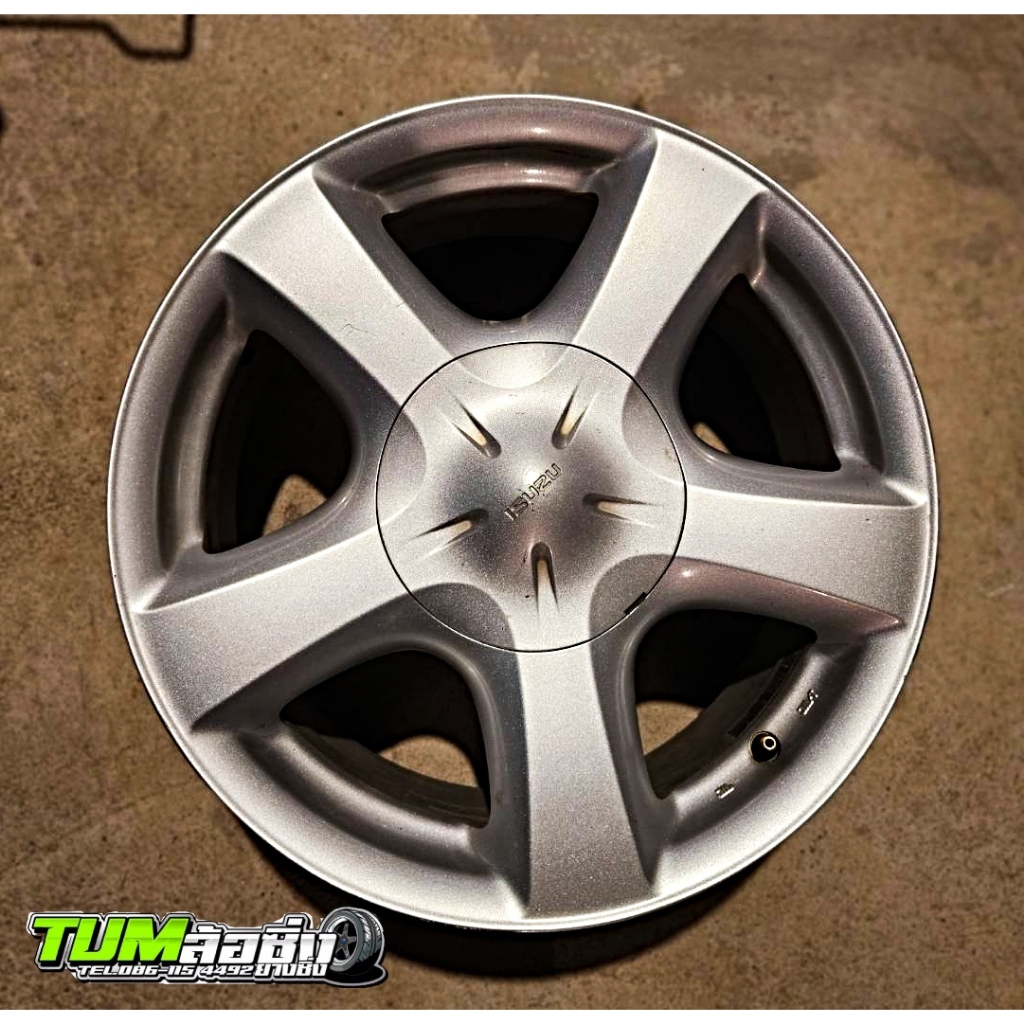 ล้อแม็กซ์ ISUZU D-max 2012 ตัวสูง สีบอร์น และสีเทากัล แท้ศูนย์ ขอบ 17 6 รู กว้าง 7.5 นิ้ว (ราคาต่อ 1