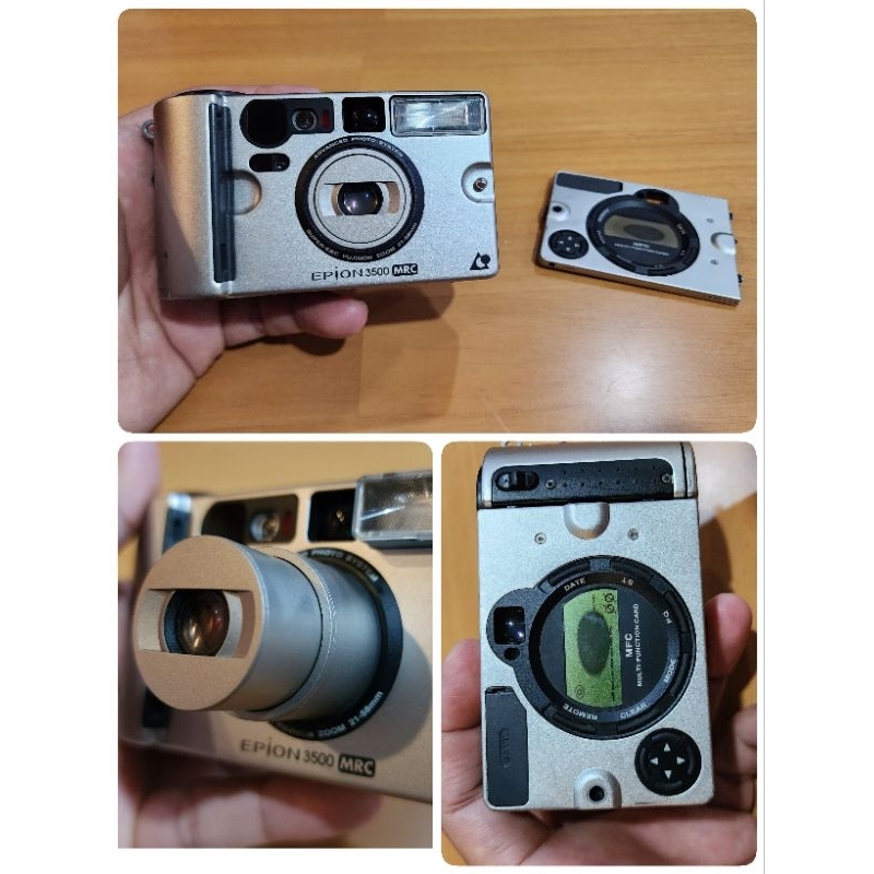 FujiFilm Epion 3500 กล้องฟิล์มAPS ใช้งานได้ปกติ วัสดุโลหะ ฝาหน้าถอดปรับได้ สำหรับสะสม หรือใช้งานตามสมควร พิจารณาภาพ/VDO