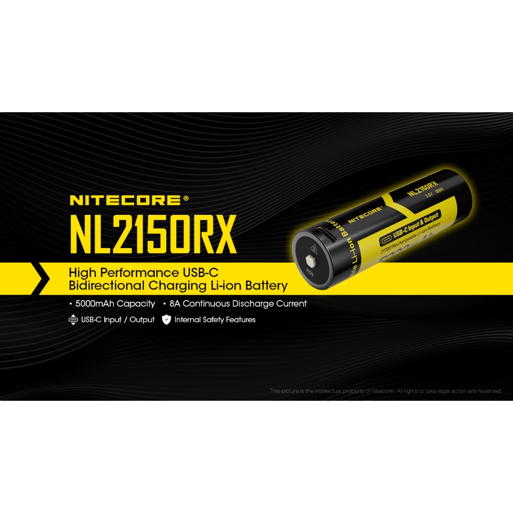 NITECORE NL2150RX แบตเตอรี่+POWERBANK