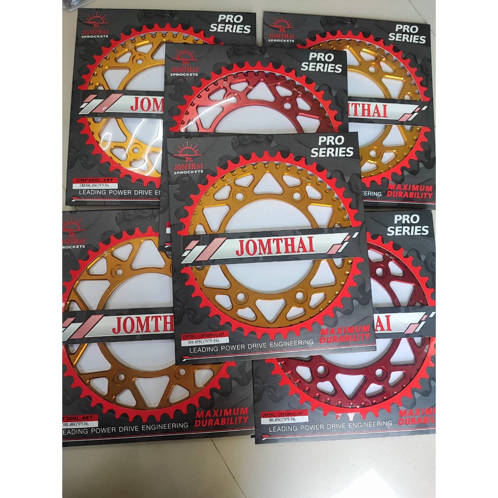 สเตอร์หลังอย่างดี แบบอลูมิเนียม CRF250-300L / Rally 250-300 (301) มีบริการเก็บปลายทาง ขนาดโซ่ 520 /28