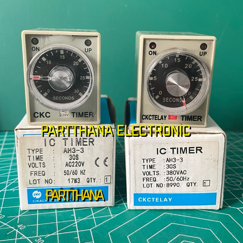 AH3-3 TIMER 30S AC220V / 380VAC พร้อมส่งในไทย🚛💨
