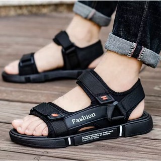🔥พร้อมส่ง🔥รองเท้าแตะแฟชั่นบุรุษ น้ำหนักเบาพร้อมรองเท้าขนาดบว…