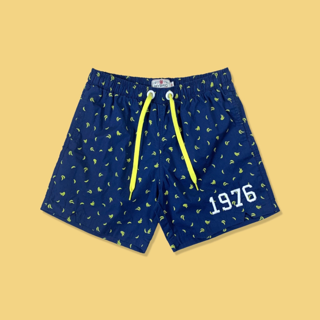 Hybrid Short Pant ไฮบริดกางเกงขาสั้นชาย สีกรมท่า(Navy)MPS-193-NA