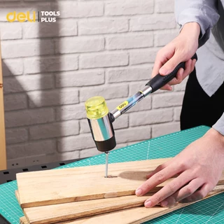Deli ค้อนยาง ค้อนแบบยาง ค้อนยางหัวกลม น้ำหนักเบา ขนาด 30/35/40 มม แข็งแรง ทนทาน Installation Hammer
