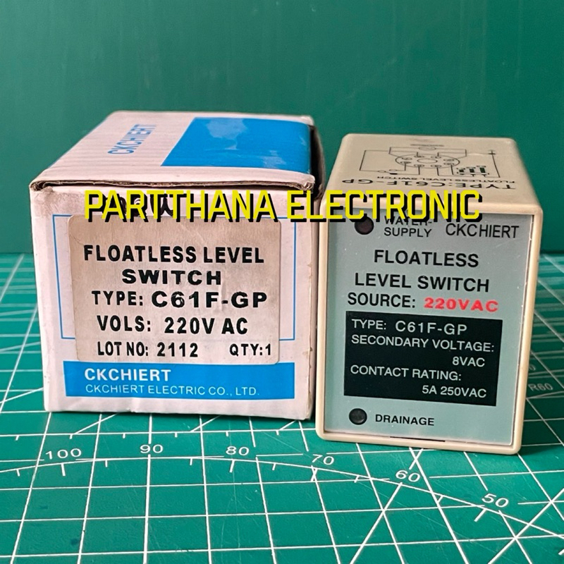 C61F-GP FLOATLESS LEVEL SWITCH + ซ็อคเก็ต ไฟ 220VAC ✅พร้อมส่งในไทย🚛💨