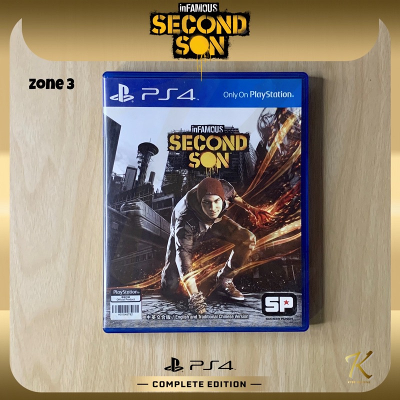 แผ่นเกมส์ PS4 : Second Son มือ2 Zone 3 พร้อมส่ง!!!