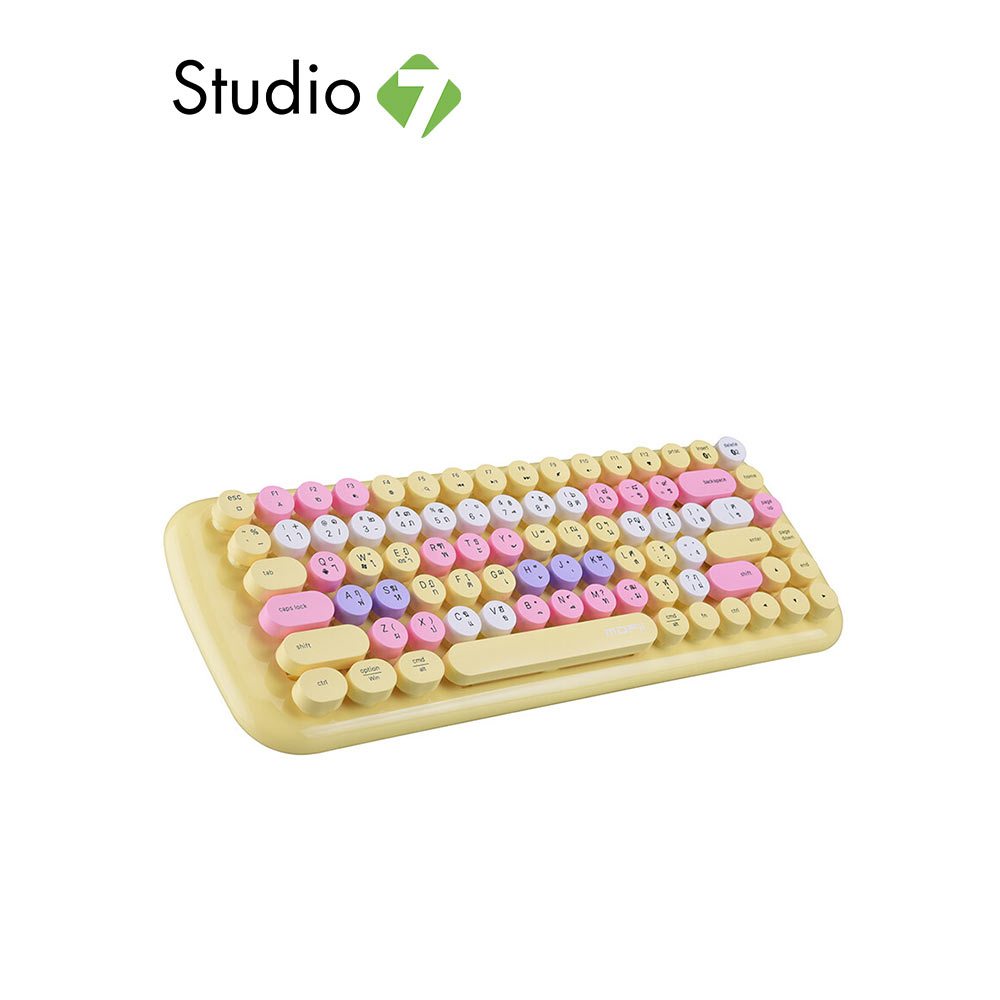 MOFii Bluetooth Keyboard Cotton Candy Mixed Yellow (TH/EN) by Studio7