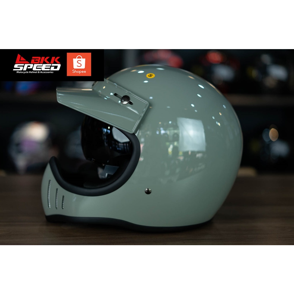 ZEUS 916D หมวก สไตล์ Vintage Custom Retro ทรง Bell moto3 - รูปที่ 4