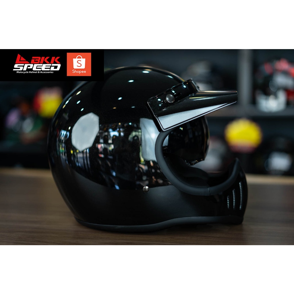 ZEUS 916D หมวก สไตล์ Vintage Custom Retro ทรง Bell moto3 - รูปที่ 7