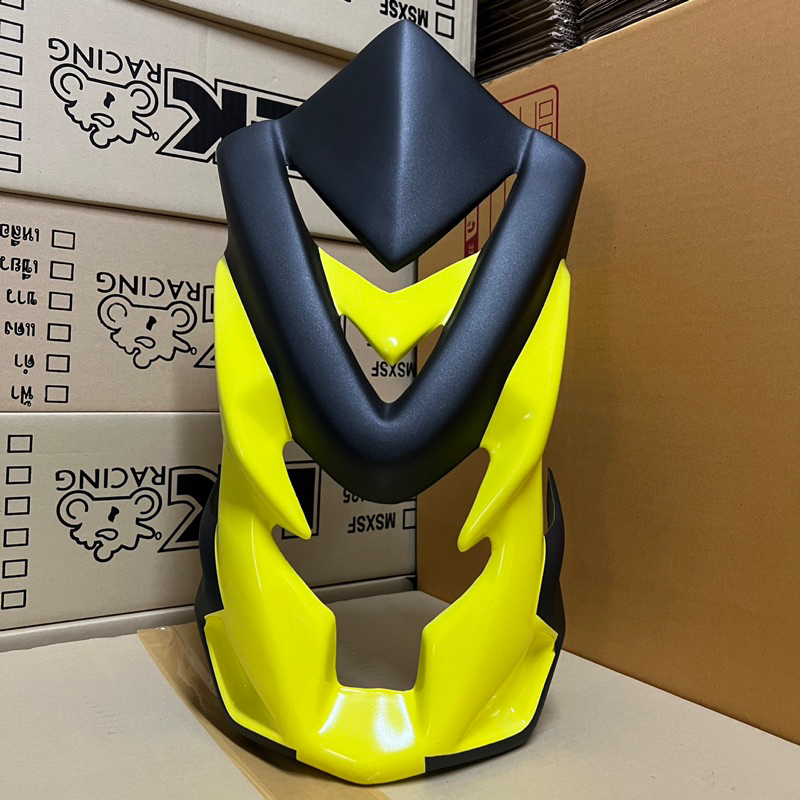 ^พร้อมส่ง^ หน้ากากชิวหน้าV.2 (สีดำ-เขียว) MSX125,MSX-SF ใส่ได้ทั้งตัวเก่าและตัวใหม่