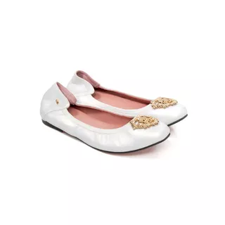 O&B รองเท้าหนังแกะ รุ่น AUDREY PRINCESS IN FAIRY WHITE-11217SS32606F_S4WTSM