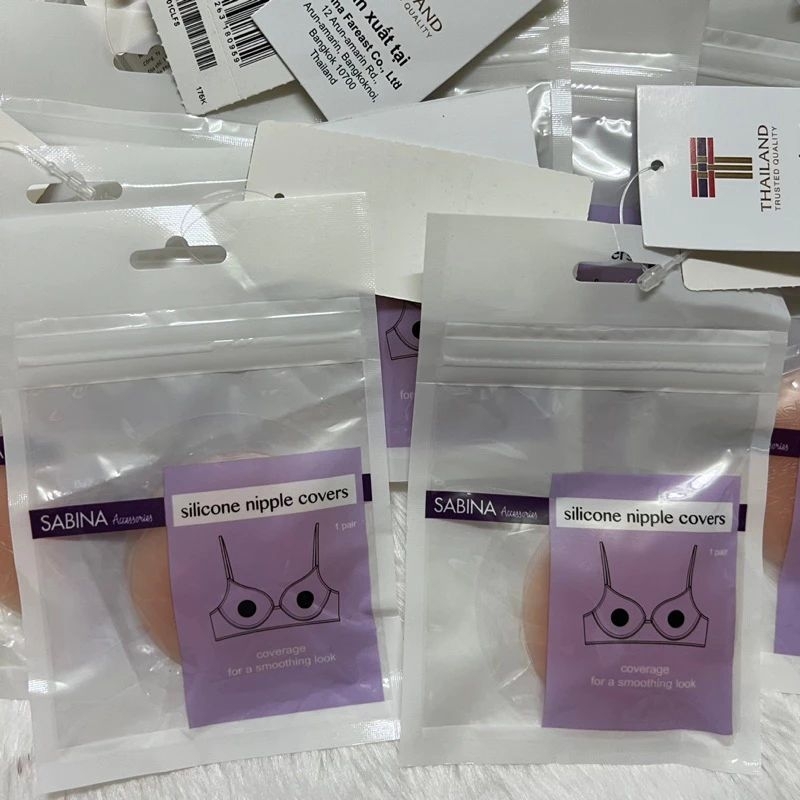 1pair sabina silicone nipple covers ซิลิโคน ปิดจุก ซาบีน่าแท้ ใช้ได้หลายครั้ง เก็บรักษาง่าย ใช้สะดวกมาก