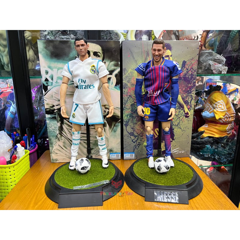 โมเดล นักฟุตบอล โรนัลโด้ R7 เมสซี่ 🔥สินค้าพร้อมส่ง🔥 Model football messi ronaldo r7