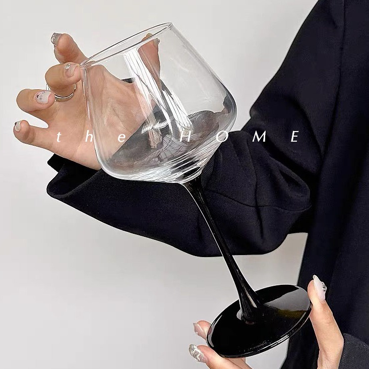 【พร้อมส่งในไทย】แก้วไวน์ แก้วไวน์แดง ถ้วยวินเทจยุโรป  แก้วเบอร์กันดีทําด้วยมือ แก้วไวน์แดงคริสตัล