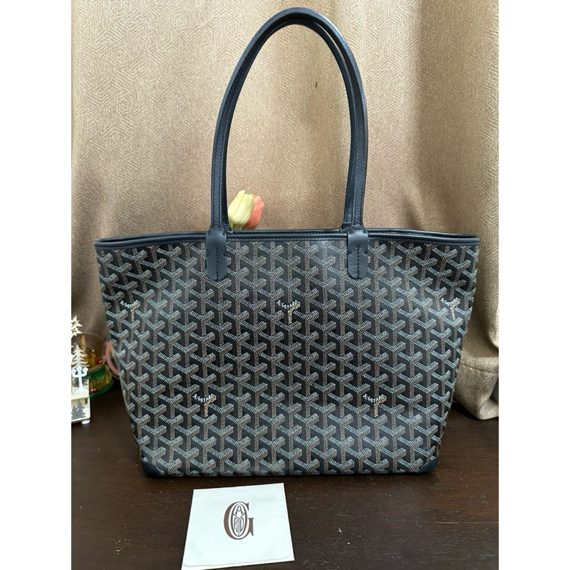 Goyard Artois noir PM ของแท้ มีการ์ด กระเป๋าgoyard