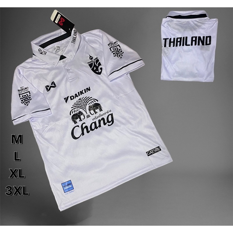 ไฟ เสื้อบอลเสื้อกีฬาคอปกมีแค่เสื้อทรงตรง ชายหญิงใส่ได้ ผ้านิ่มเย็นใส่สบายราคาถูกขนาดไซร้ M L XL 3xL