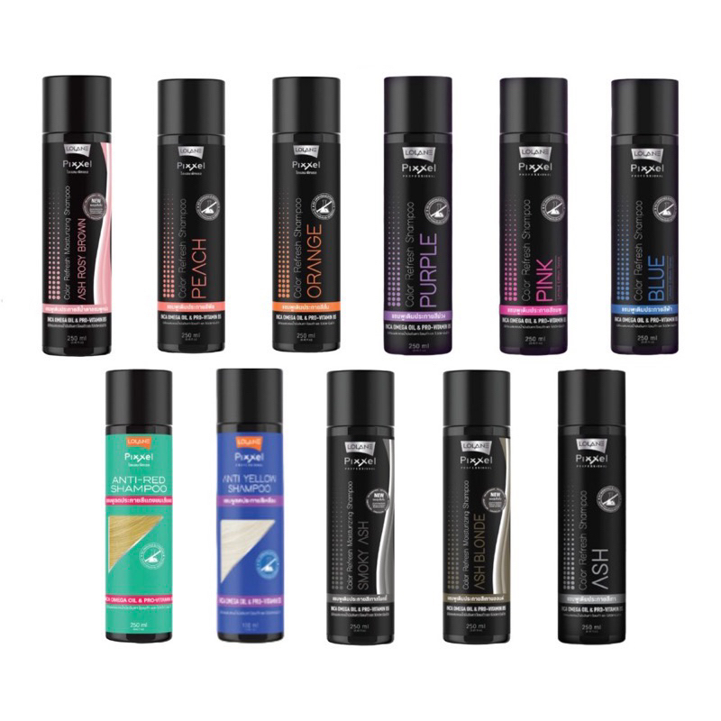 Lolane Pixxel Color Refresh Shampoo โลแลน พิกเซล แอนตี้ คัลเลอร์ รีเฟรช แชมพู 100มล./250มล.
