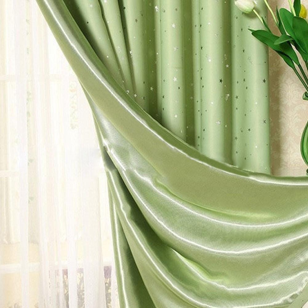 แนะนำ ผ้าม่าน ผ้าม่านทึบแสงลายดาว ห่วงตาไก่ กันแดด กันยูวี ม่านหน้าต่าง-ประตู พร้อมส่ง ราคาพิเศษ มีเก็บเงินปลายทาง