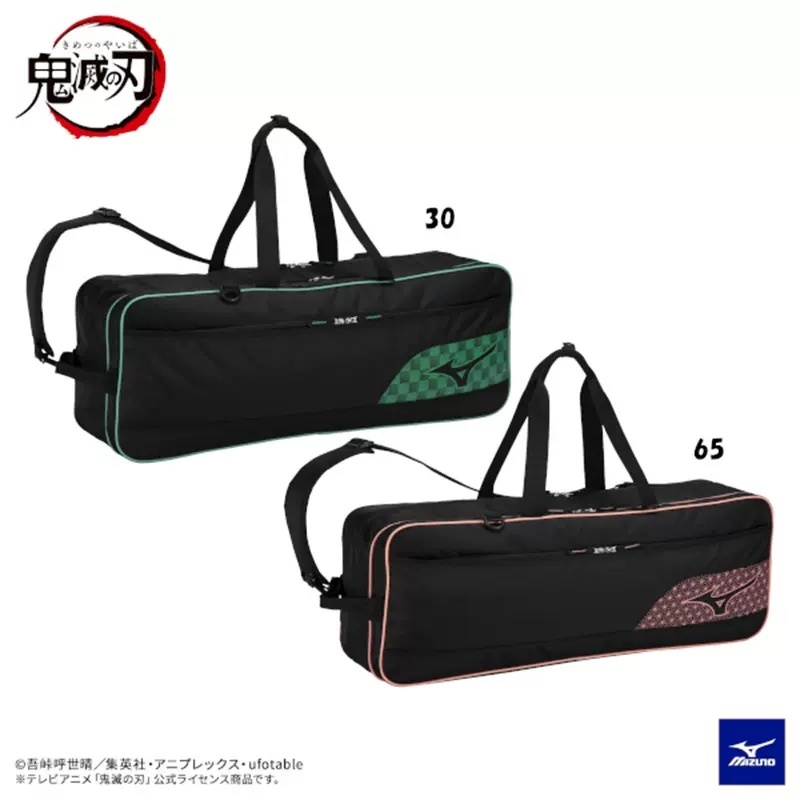 PRE-ORDER JP MIZUNO BADMINTON BAG JP ของแท้ Mizuno Mizuno กระเป๋าแบดมินตันชายและหญิงดาบพิฆาตปีศาจ