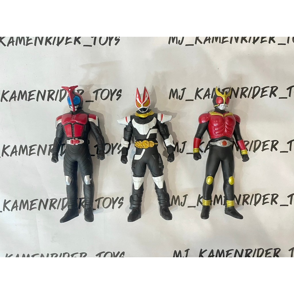 Soft Vinyl 5.5" Kamen Rider Kabuto, Geats, Kuuga มือ 2 สภาพสวย