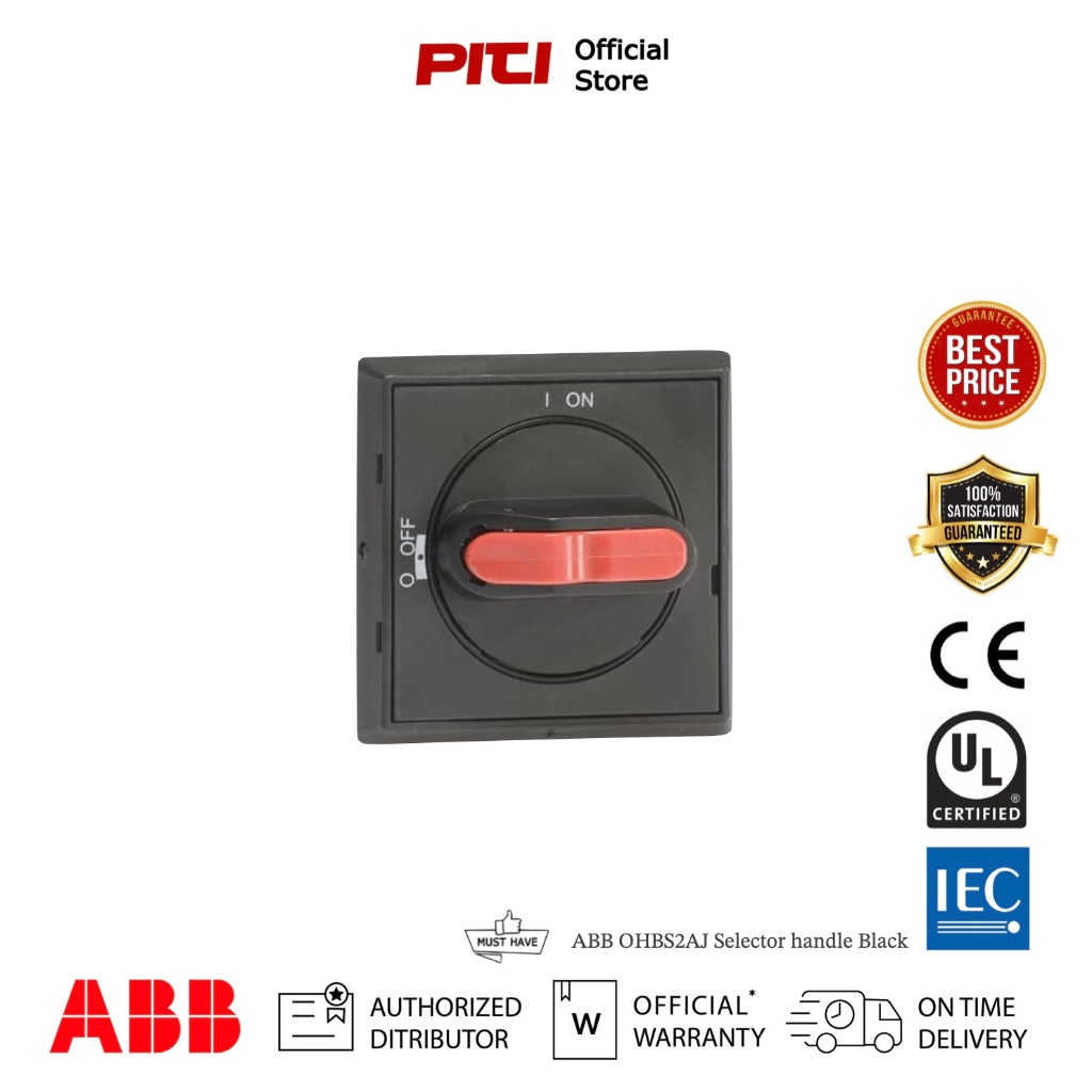 ABB OHBS2RJ Selector handle Black, # 1SCA105232R1001