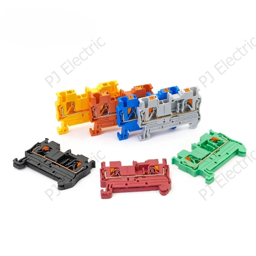 5 ชิ้น เทอร์มินอล เทอร์มินอลบล็อก เทอร์มินอลบล็อกใช้กับรางปีกนก รางรีเลย์ รางเทอร์มินอล DIN Rail