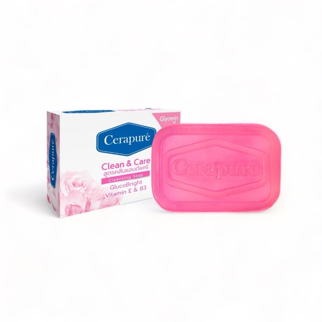F Cerapuré (เซราพิวเร่) สบู่ อาบน้ำ ลดสิว กระจ่างใส สูตรคลีนแอนด์แคร์ (85 กรัม) ของแท้ พร้อมส่ง