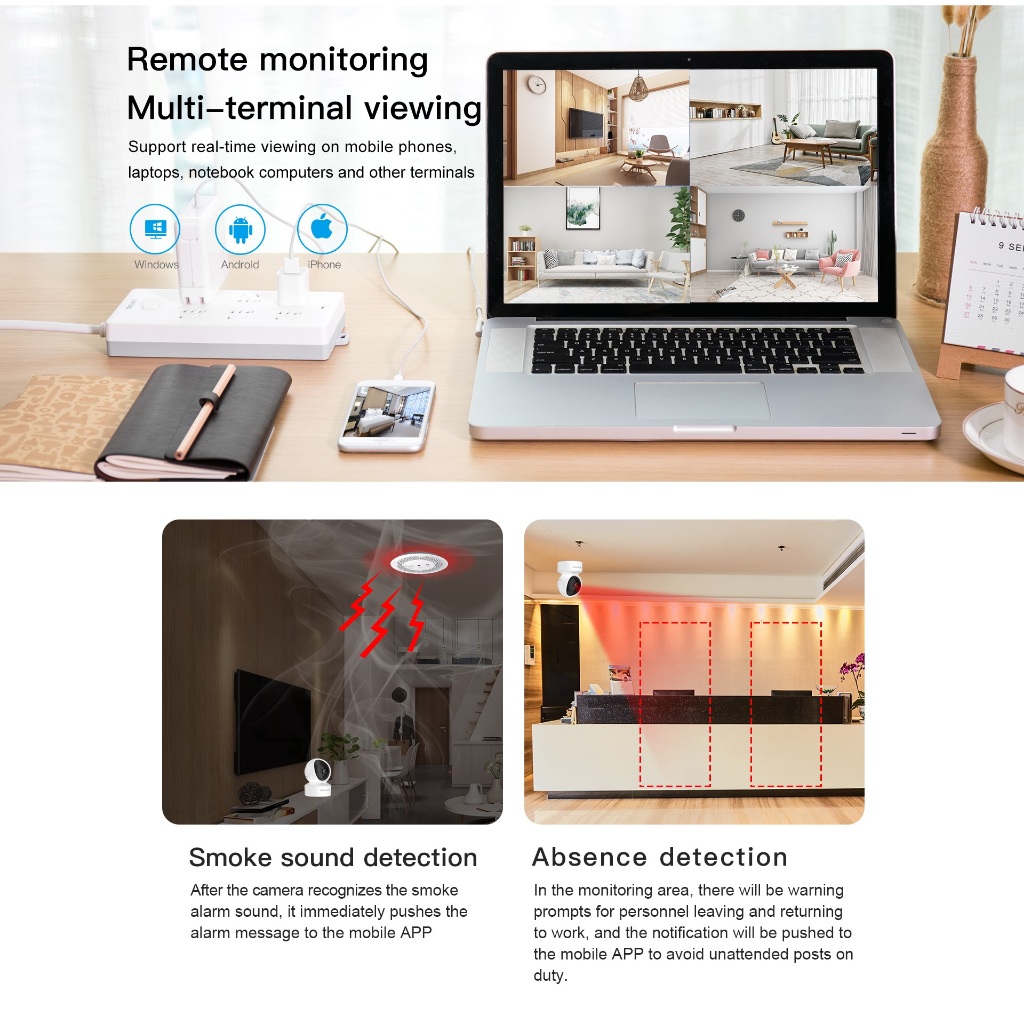 VSTARCAM CS49Q 4MP Quad HD 5G Dual Band Wi-Fi Camera กล้องวงจรปิดไร้สาย กล้องวงจรปิดไวไฟ
