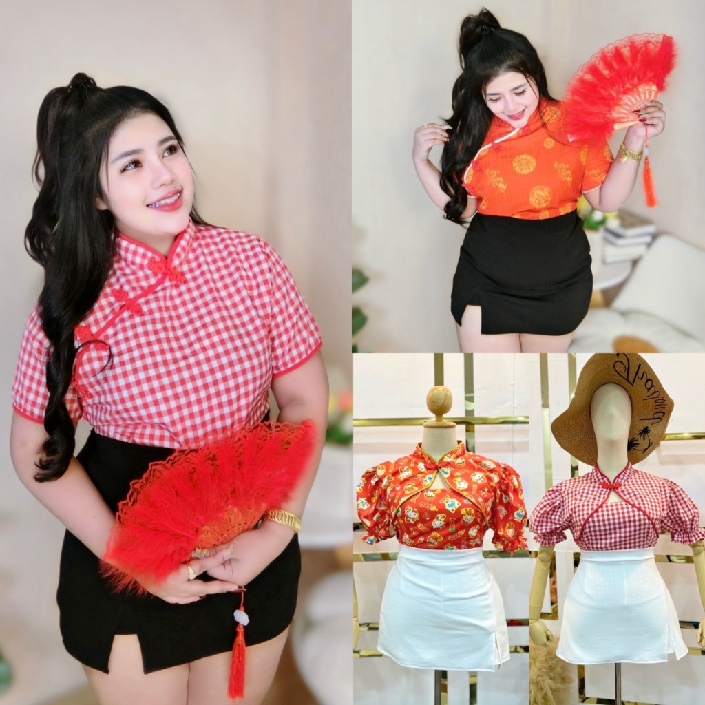 NT671 เสื้ออาหมวย ตรุษจีน น่ารักสุดดด *เฉพาะเสื้อ*