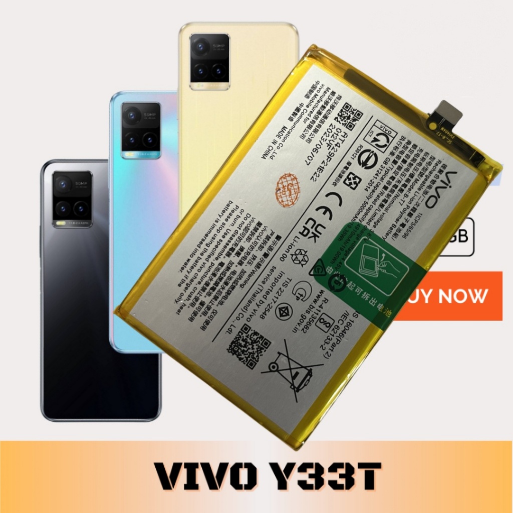 VIVO B-T7 แบตเตอรี่ Vivo Y33T/ Y21T/ Y32/ b-t7/ ความจุแบตเตอรี่ 5000mAh