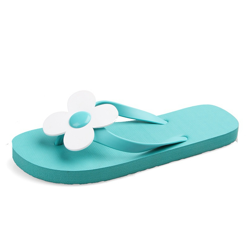 AS072 รองเท้าแตะดอกไม้ สีแคนดี้ รองเท้าชายหาด พื้นกันลื่น