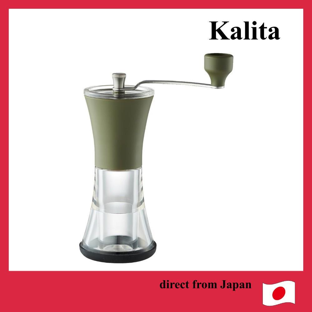 Kalita Coffee Mill เครื่องบดกาแฟแบบบดมือ Ceramic Army Green KKC-25 AG #42151 เครื่องบดกาแฟ [ส่งตรงจากญี่ปุ่น]