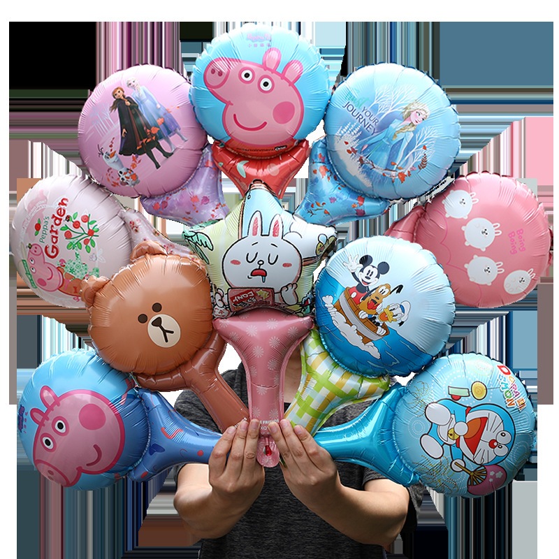 ส่งจากไทย🇹🇭 ลูกโป่งฟอยล์ แบบถือแบบยาว แบบมีก้านจับ แบบสั้น ลายเยอะมากๆค่ะ นักบินอวกาศ ไดโนเสาร์ หัวใจ