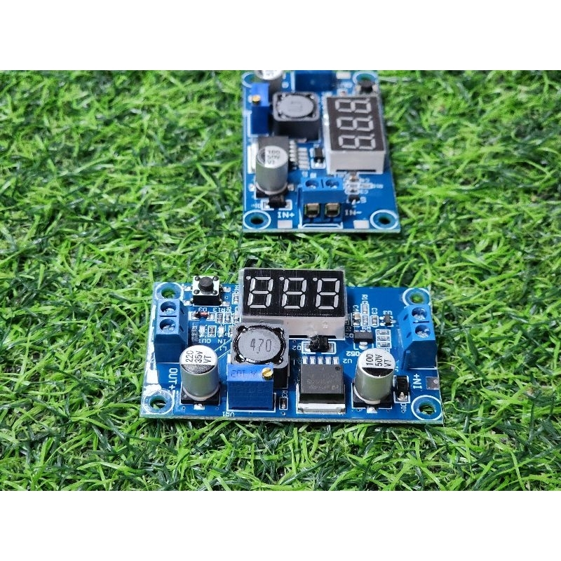step down LM2596 DC-DCพร้อมจอโวลต์มิเตอร์ LED Adjustable Buck Converter ตัวควบคุมแรงดันไฟฟ้า แบบปรับได้